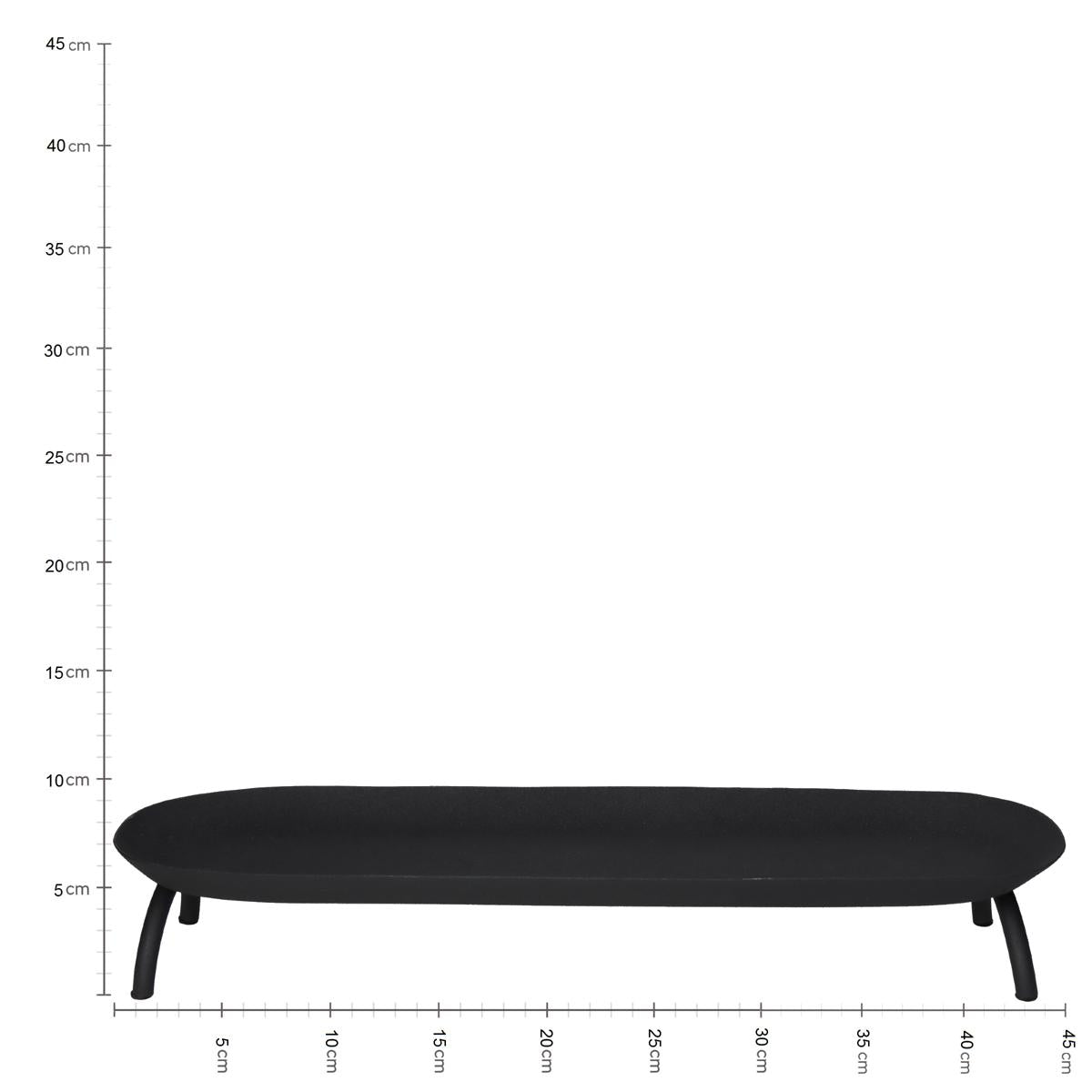Δίσκος Μαύρο Μέταλλο 45x14x7