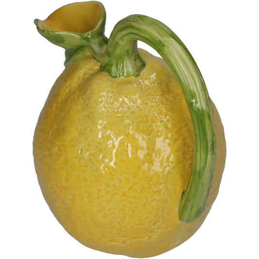 Βάζο 'Λεμόνι' Πορσελάνινο Κίτρινο/Πράσινο 18x14x20