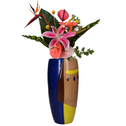 Βάζο Δολομίτη Πολύχρωμο 12x12x23