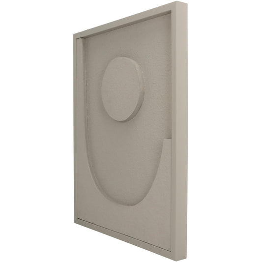 Διακοσμητικό Τοίχου Μπεζ Χαρτί 40x3x50