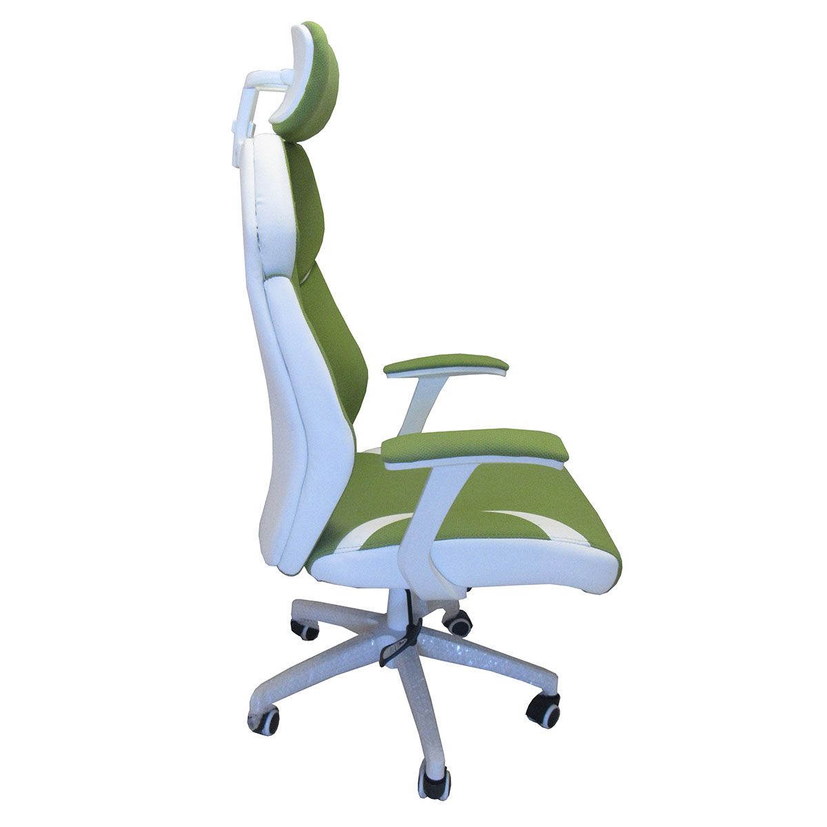 Καρέκλα Γραφείου ZHNOBIA Πράσινο/Λευκό 63x67.5x120-128