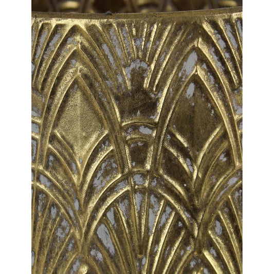 Κασπώ Χρυσό Μέταλλο 39x39x69 Σετ 2 Τμχ