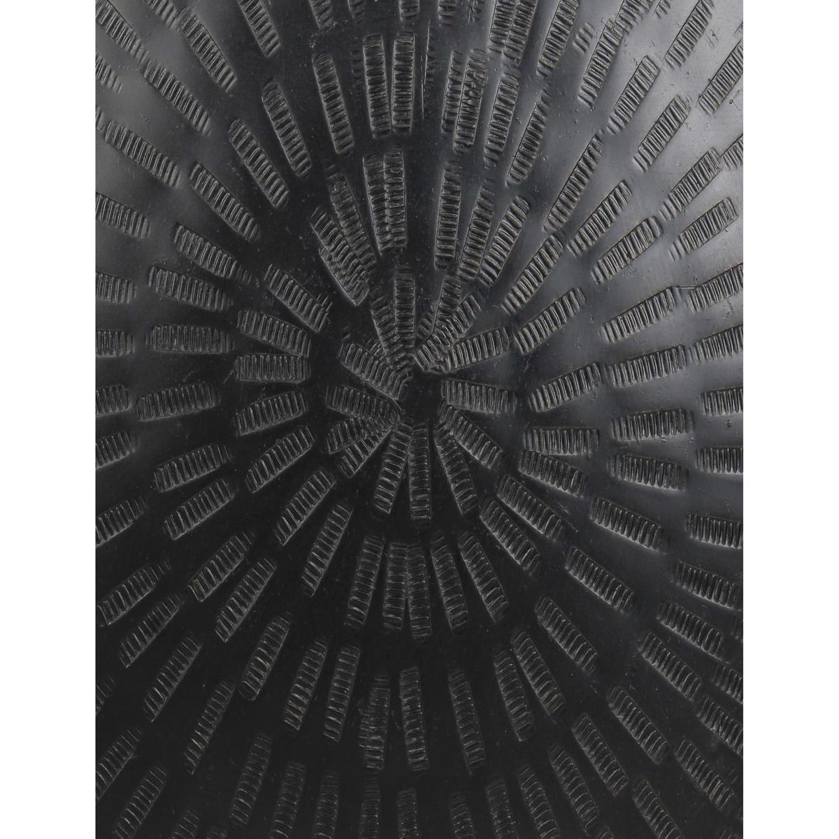 Βάζο Μεταλλικό Μαύρο 29x11x36