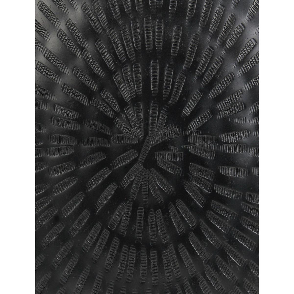 Βάζο Μεταλλικό Μαύρο 34x12x41