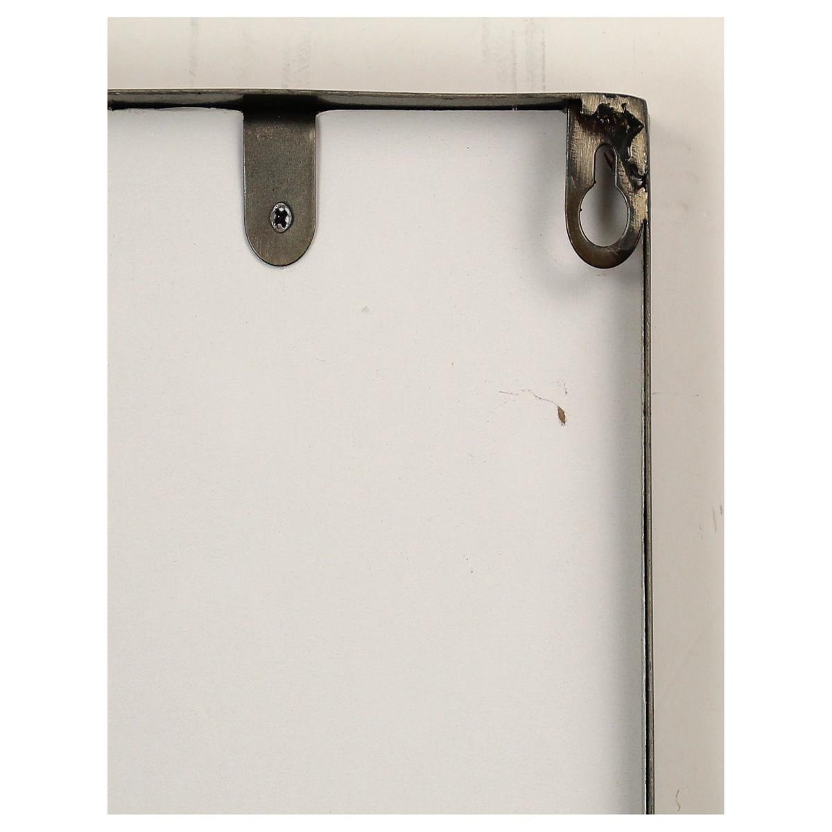 Καθρέπτης Τοίχου Μεταλλικός Μαύρος 77x3x77