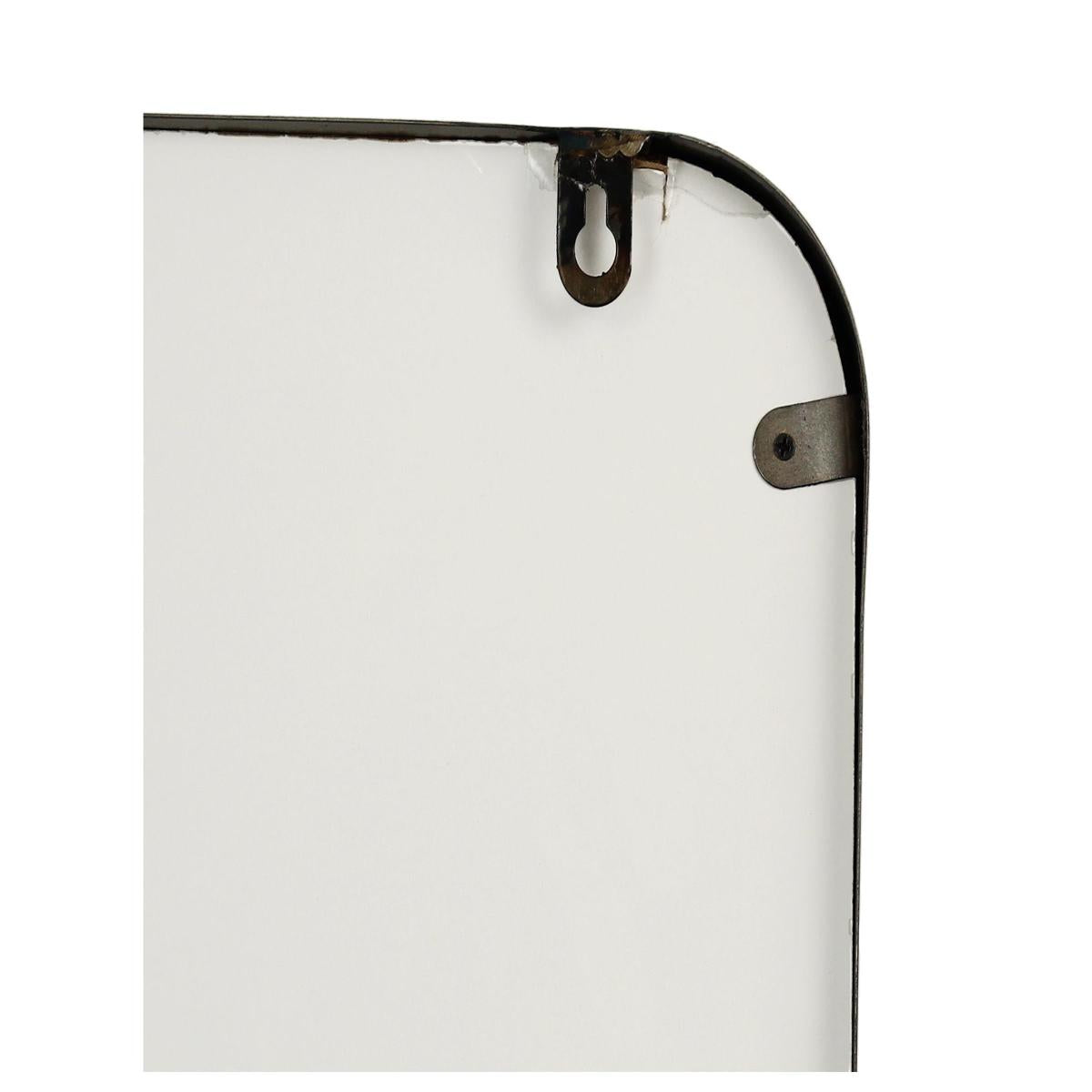 Καθρέπτης Τοίχου Μεταλλικός Μαύρος 68x3x99