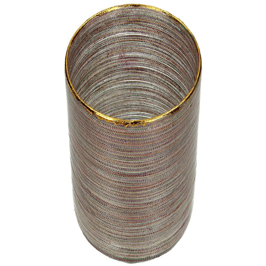 Κηροπήγιο Γυάλινο Πολύχρωμο 12x12x15