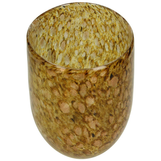 Βάζο Καφέ Γυαλί 18x18x17.5