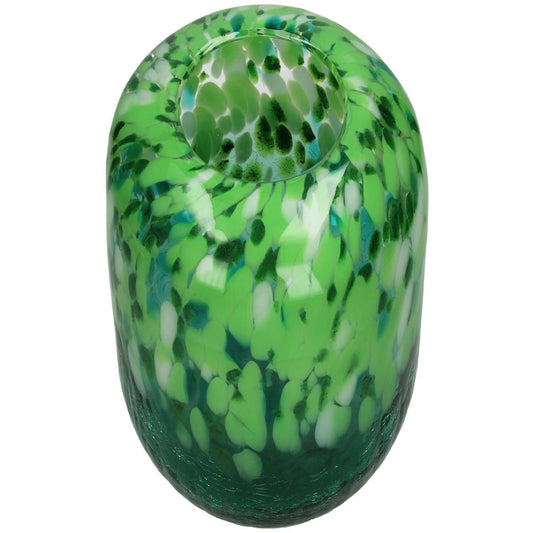 Βάζο Γυάλινο Πράσινο 19x19x22