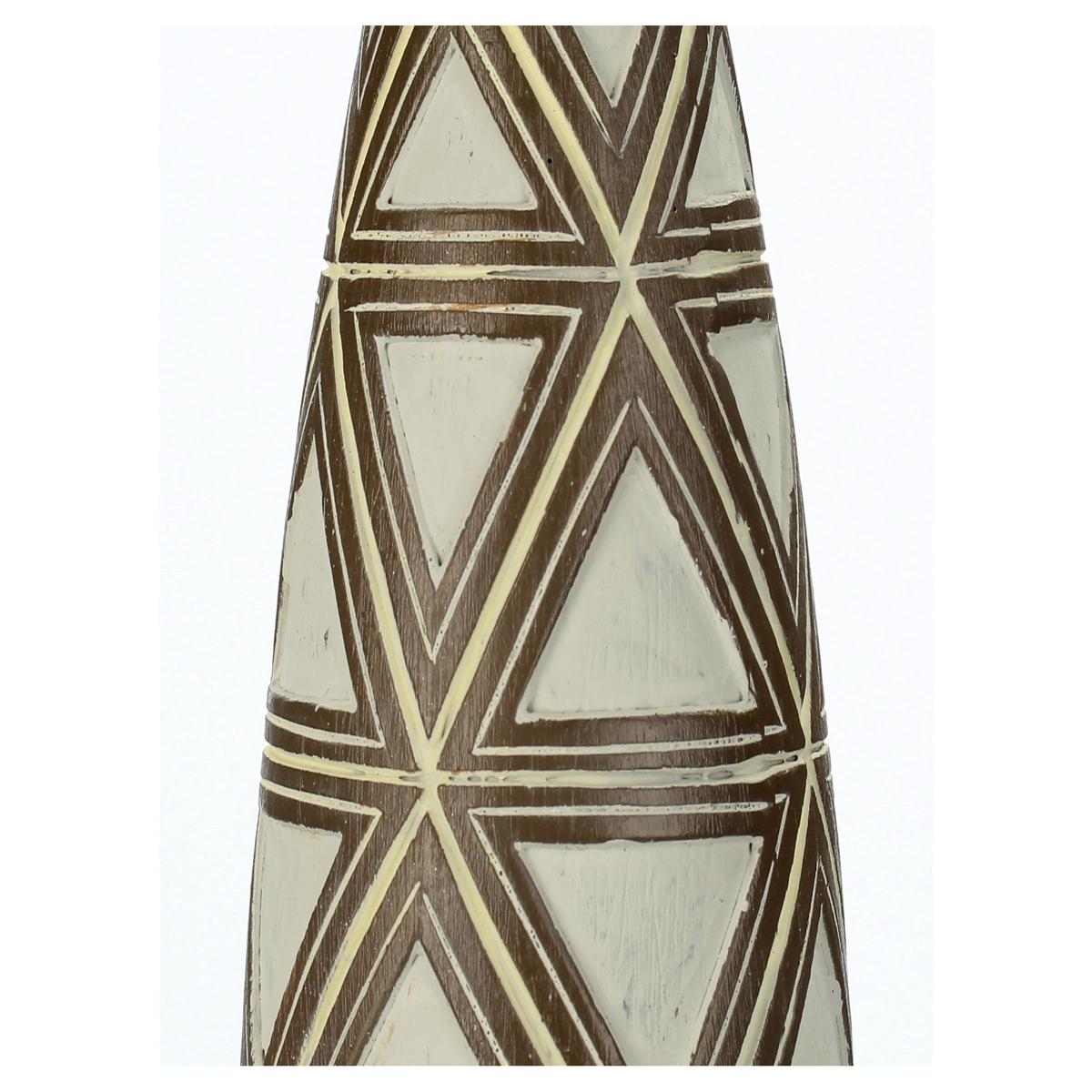 Επιτραπέζιο Διακοσμητικό 'Tribal' Πολυρεσίνης Πολύχρωμο 10x10x45