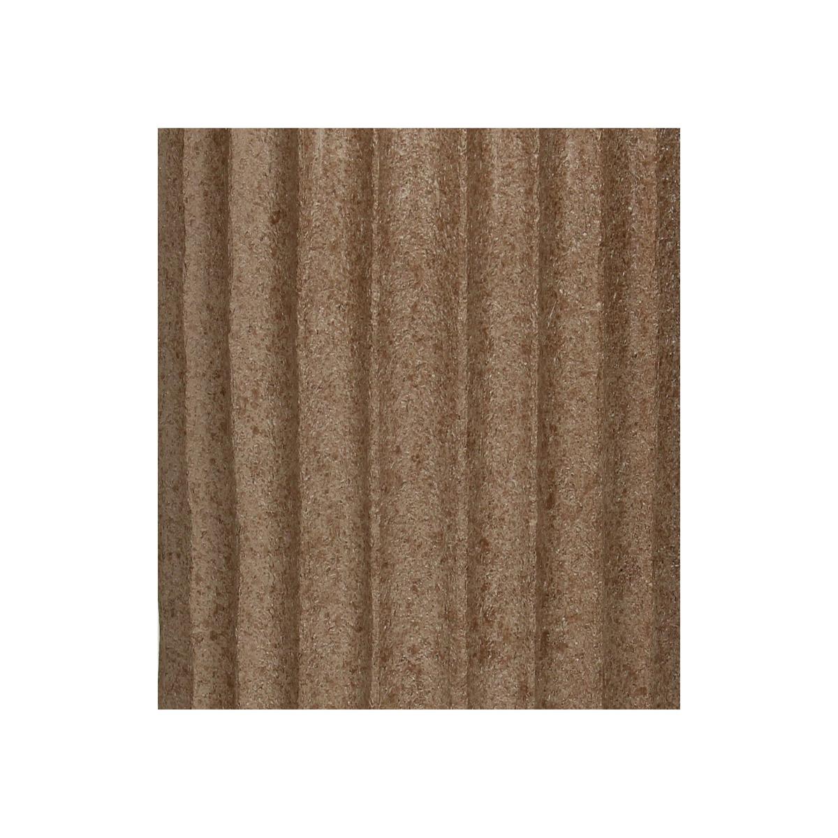 Βάζο Πολυρεσίνης Αντικέ Καφέ 9x9x19