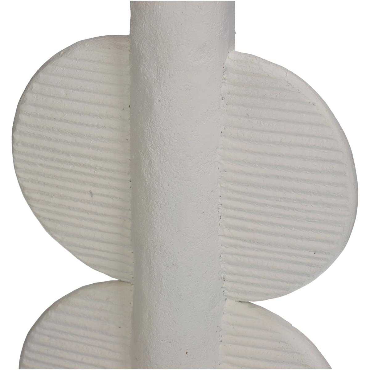 Κηροπήγιο Πολυρεσίνης Εκρού 11x9x22