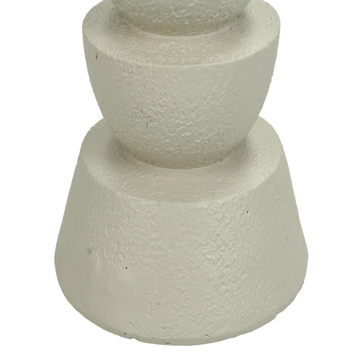 Κηροπήγιο Πολυρεσίνης Εκρού 11x11x19