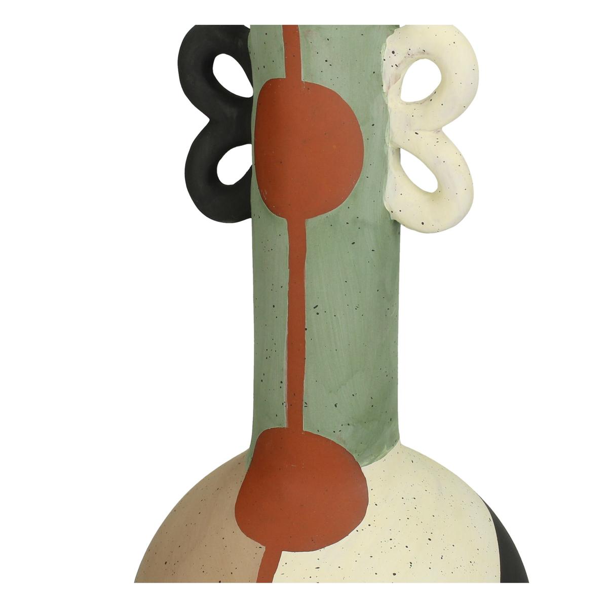 Βάζο Κεραμικό Πολύχρωμο 14x14x30