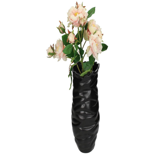 Βάζο Κεραμικό Μαύρο 12x12x30