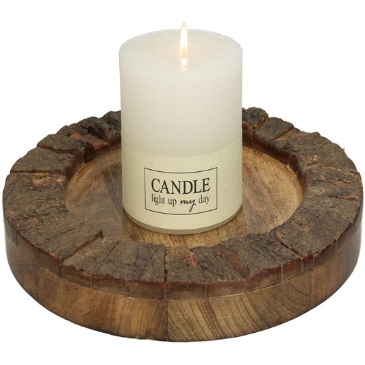 Δίσκος Ξύλο Καφέ 30x30x2.5