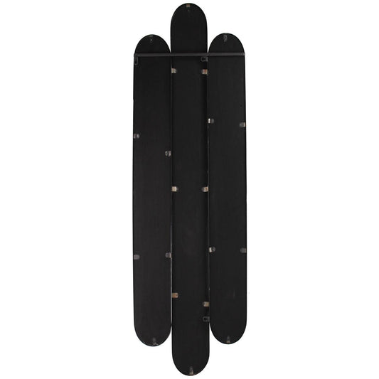 Καθρέπτης Τοίχου Μεταλλικός Μαύρος 46x5x116