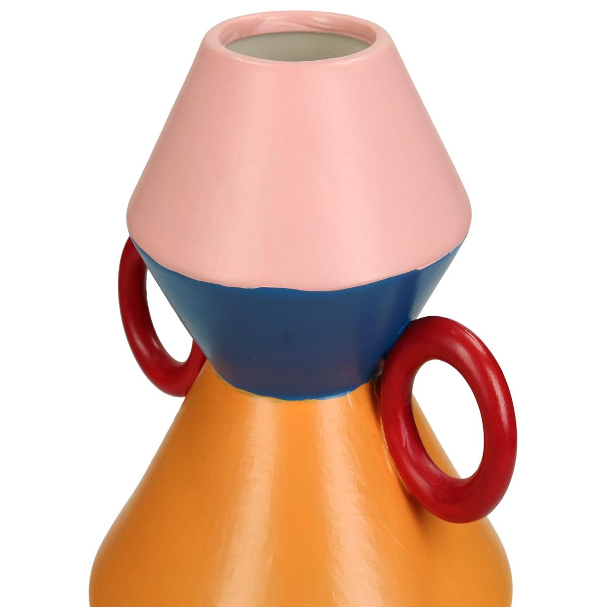 Βάζο Πορσελάνινο Πολύχρωμο 16x14x21