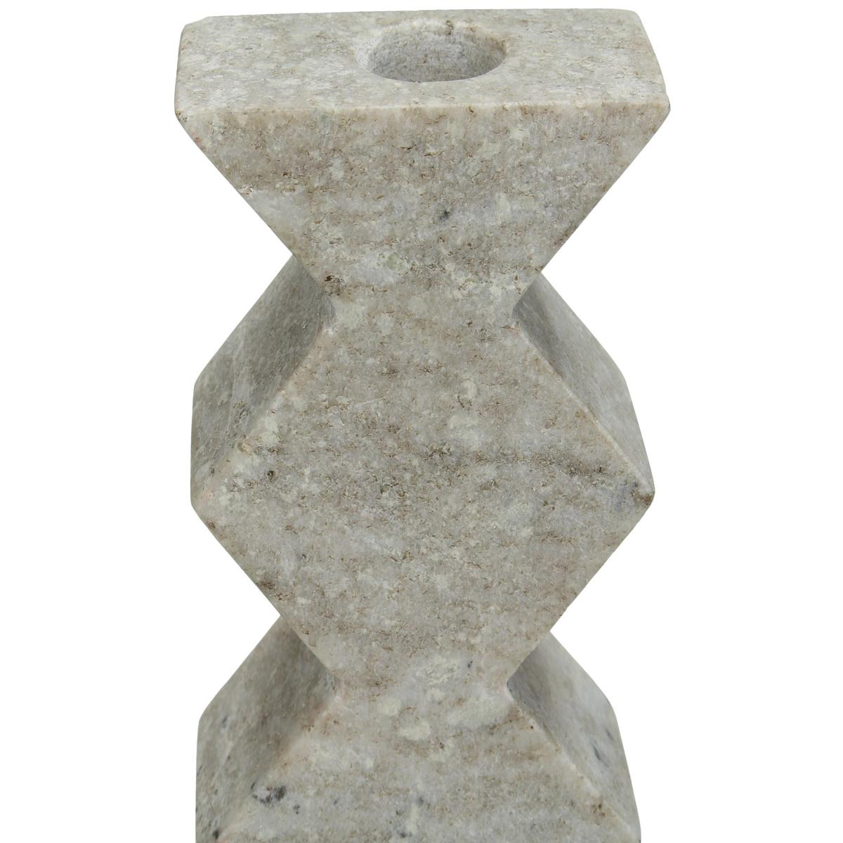 Κηροπήγιο Μαρμάρινο Μπεζ 8x4x16