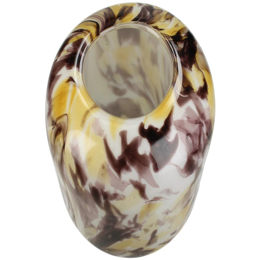 Βάζο Γυάλινο Πολύχρωμο 19x19x21