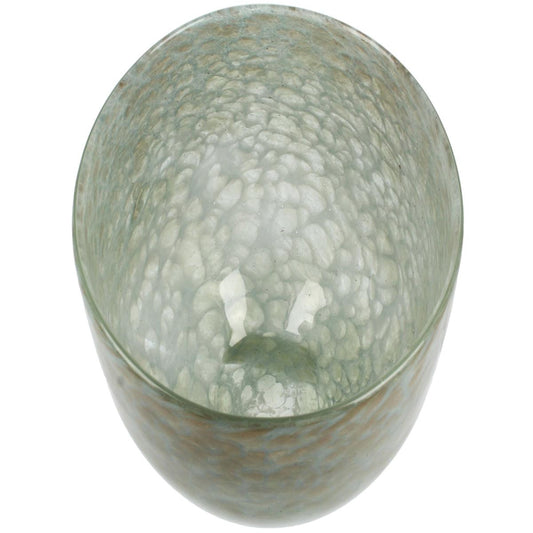 Βάζο Γκρι Γυαλί 18x18x17.5