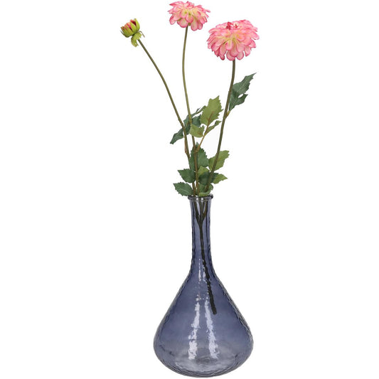 Βάζο Γυάλινο Λιλά 18x18x31