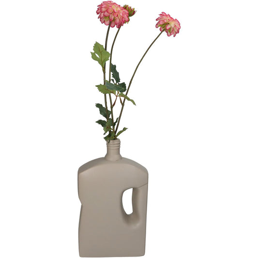 Βάζο 'Μπουκάλι' Κεραμικό Μπεζ 16x8x29