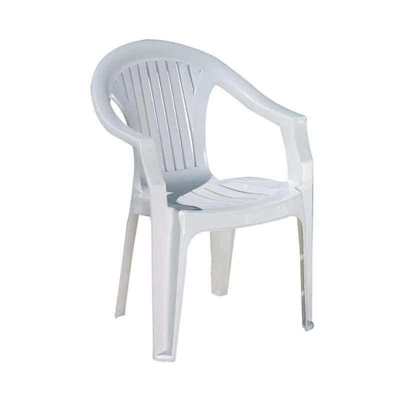 LOLA WHITE ARMCHAIR 56x40x78
