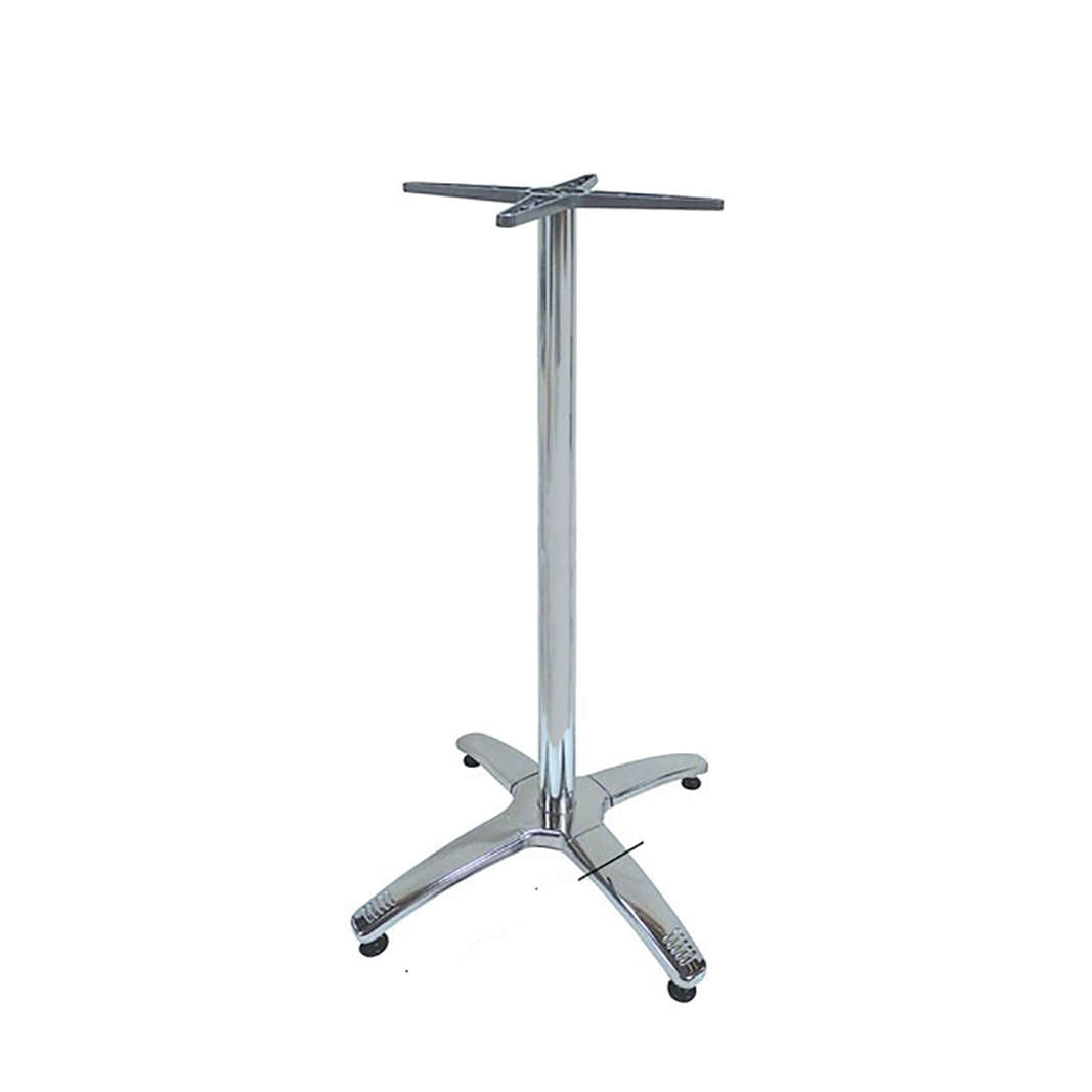 ROMAN 4-NIGHT (S/R) TALL ALUMINUM/INOX BASE WITH ADJUSTABLE LEGS 64x64x108