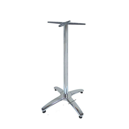 ROMAN 4-NIGHT (S/R) TALL ALUMINUM/INOX BASE WITH ADJUSTABLE LEGS 64x64x108
