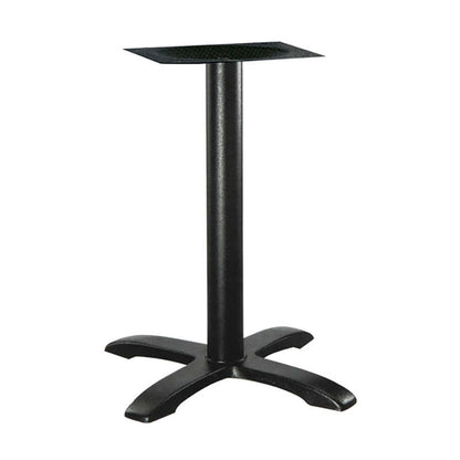 ASTOR 4-LEG (F/R) CAST IRON BASE WITH ADJUSTERS BLACK 61x61x71