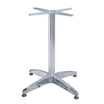 RINA 4-LEG (S/R) ALUMINIUM BASE WITH ADJUSTERS 66x66x73