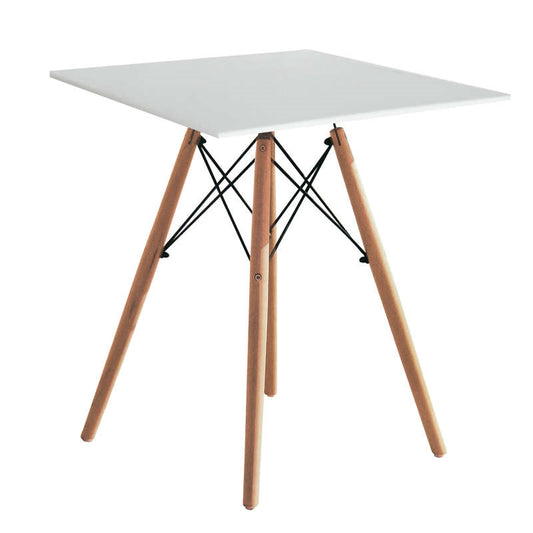 RANDY OFF WHITE ΤΡΑΠΕΖΙ ΞYΛO/MDF 70x70x72