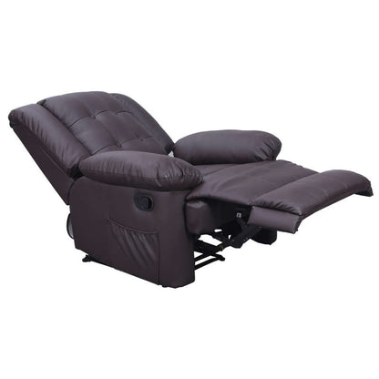 SCARLET MASSAGE ARMCHAIR BROWN PU 90x93x100