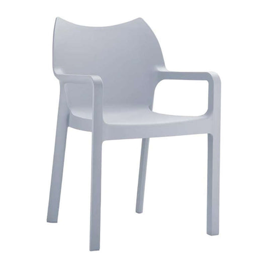 DIVA SILVER GREY ΠΟΛΥΘΡΟΝΑ ΠΟΛ/ΝΙΟΥ 57x53x84