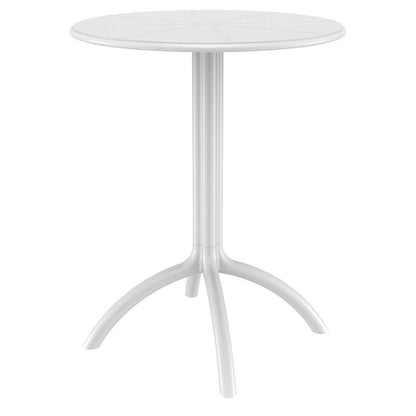 OCTOPUS WHITE POLYPROPYLENE TABLE Ø60x75