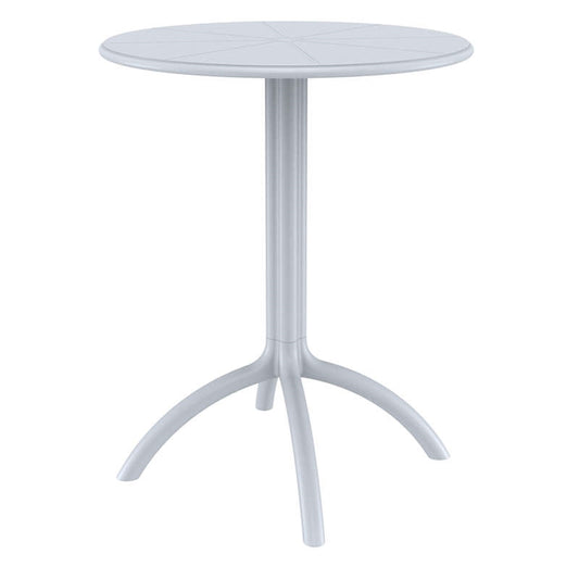 OCTOPUS SILVER GREY ΤΡΑΠΕΖΙ ΠΟΛ/ΝΙΟΥ Φ60x75