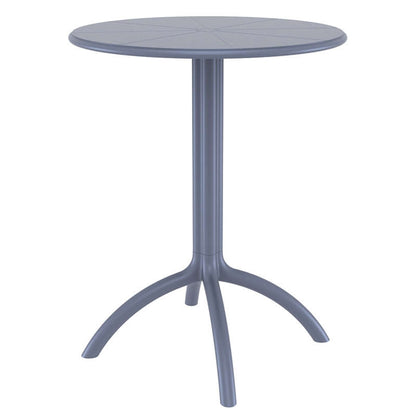 OCTOPUS DARK GREY ΤΡΑΠΕΖΙ ΠΟΛ/ΝΙΟΥ Φ60x75