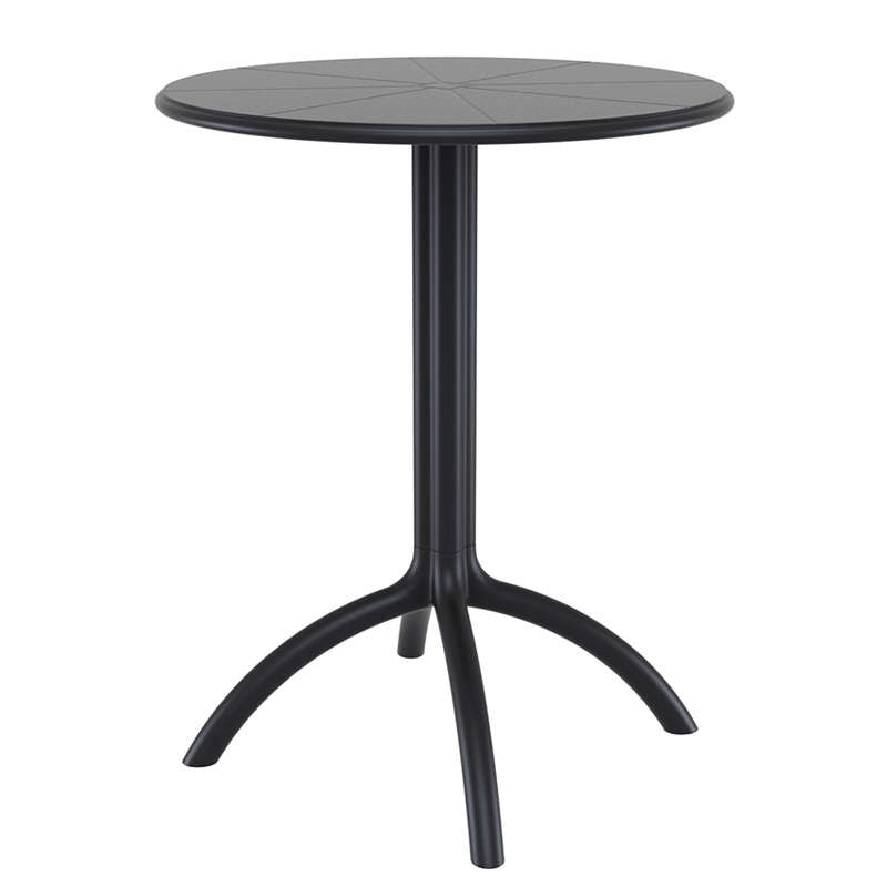 OCTOPUS BLACK MULTI-PURPOSE TABLE Ø60x75