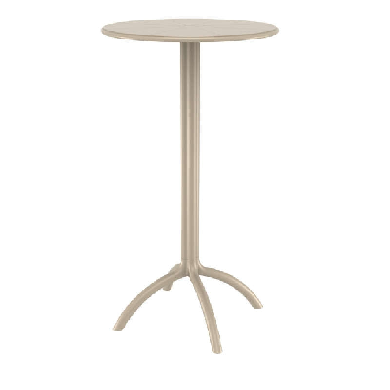OCTOPUS BAR TAUPE STOOL F60x108