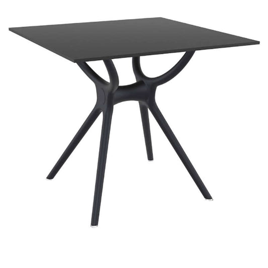 AIR TABLE BLACK LAMINATE 80x80x74