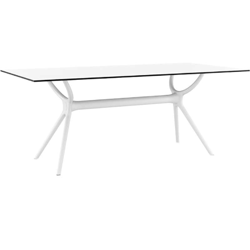 AIR TABLE WHITE LAMINATE 180x90x74