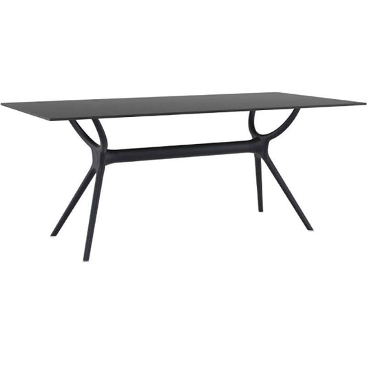 AIR TABLE BLACK LAMINATE 180x90x74
