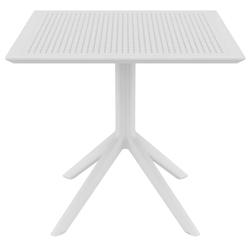 SKY WHITE ΤΡΑΠΕΖΙ ΠΟΛ/ΝΙΟΥ 80x80x74