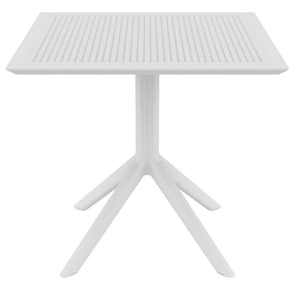 SKY WHITE ΤΡΑΠΕΖΙ ΠΟΛ/ΝΙΟΥ 80x80x74