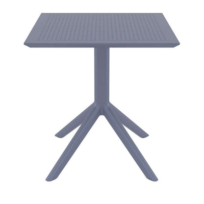 SKY DARK GREY ΤΡΑΠΕΖΙ ΠΟΛ/ΝΙΟΥ 70x70x74