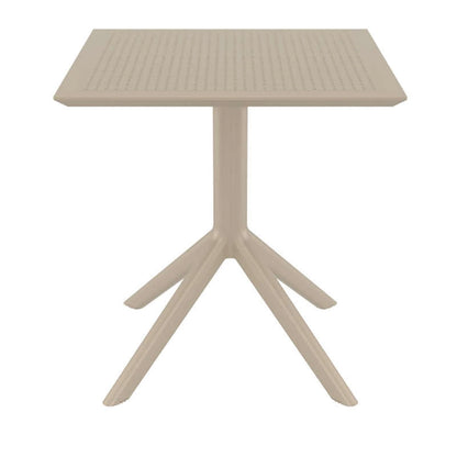 SKY TAUPE ΤΡΑΠΕΖΙ ΠΟΛ/ΝΙΟΥ 70x70x74