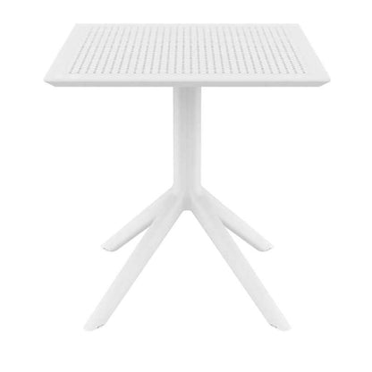 SKY WHITE ΤΡΑΠΕΖΙ ΠΟΛ/ΝΙΟΥ 70x70x74