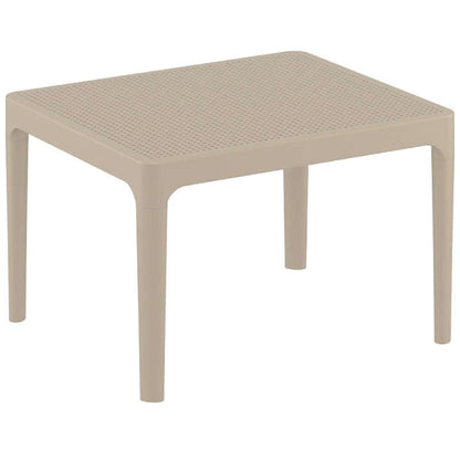 SKY TAUPE PLASTIC TABLE 50x60x40