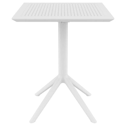 SKY WHITE ΤΡΑΠΕΖΙ ΠΤΥΣ/ΝΟ ΠΟΛ/ΝΙΟΥ 60x60x74